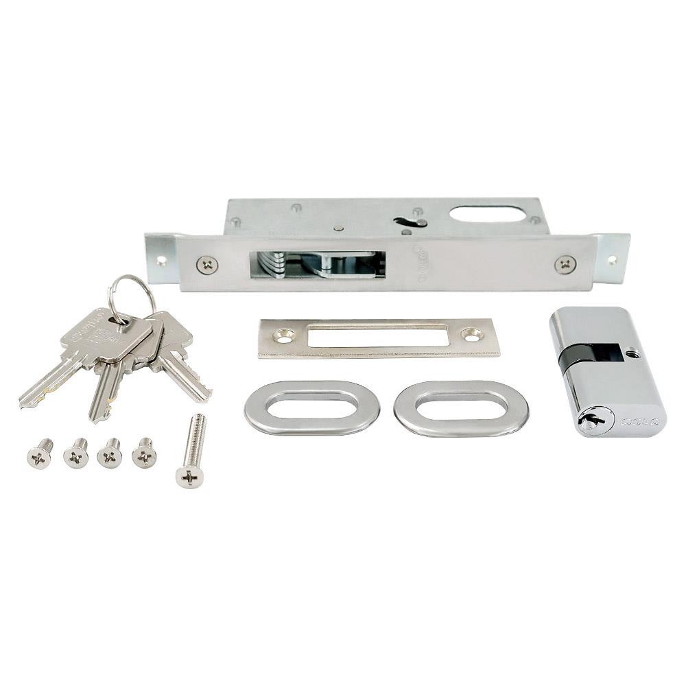 กุญแจบานเลื่อน SOLO 229H สีสเตนเลส