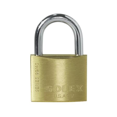 กุญแจสปริง SOLEX SL99 40 มม. สีทองเหลือง_1