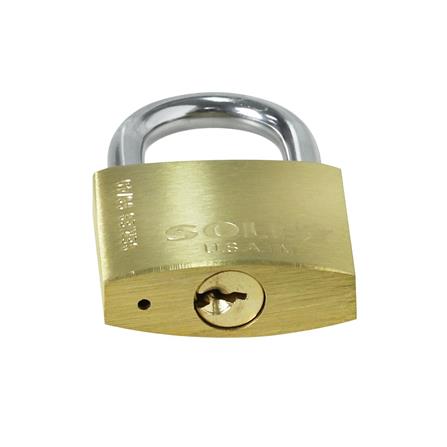 กุญแจสปริง SOLEX SL99 40 มม. สีทองเหลือง_2