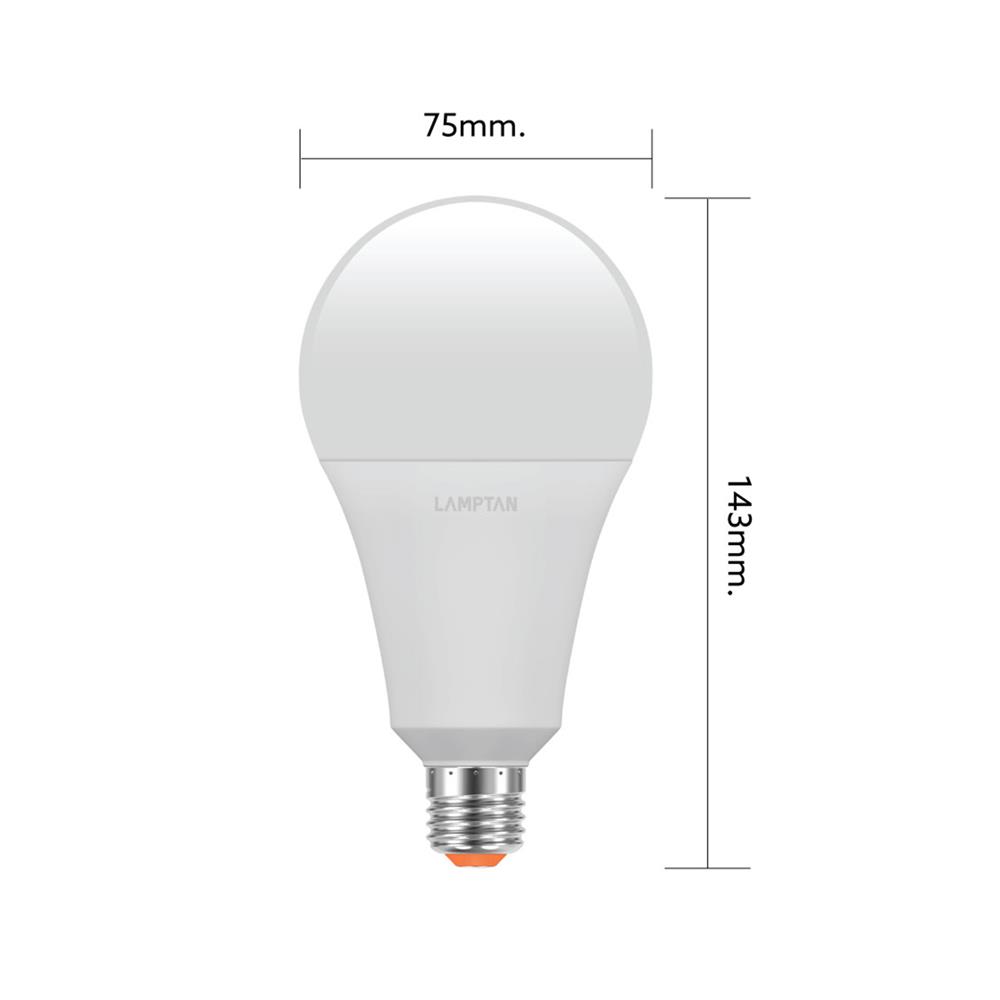 หลอด LED LAMPTAN BULB GLOSS 18 วัตต์ DAYLIGHT E27
