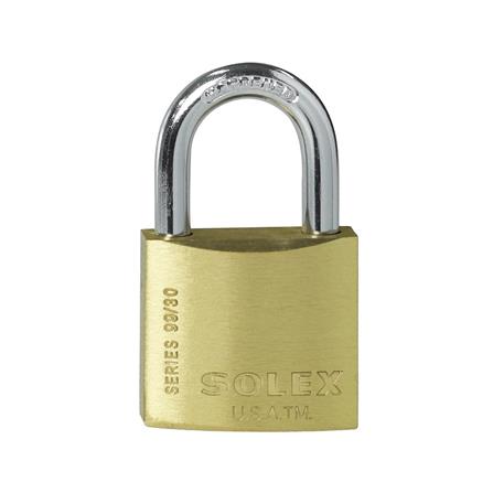 กุญแจสปริง SOLEX SL99 30 มม. สีทองเหลือง_1