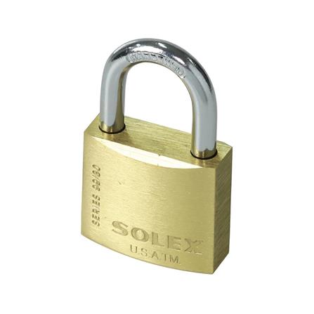 กุญแจสปริง SOLEX SL99 30 มม. สีทองเหลือง_2
