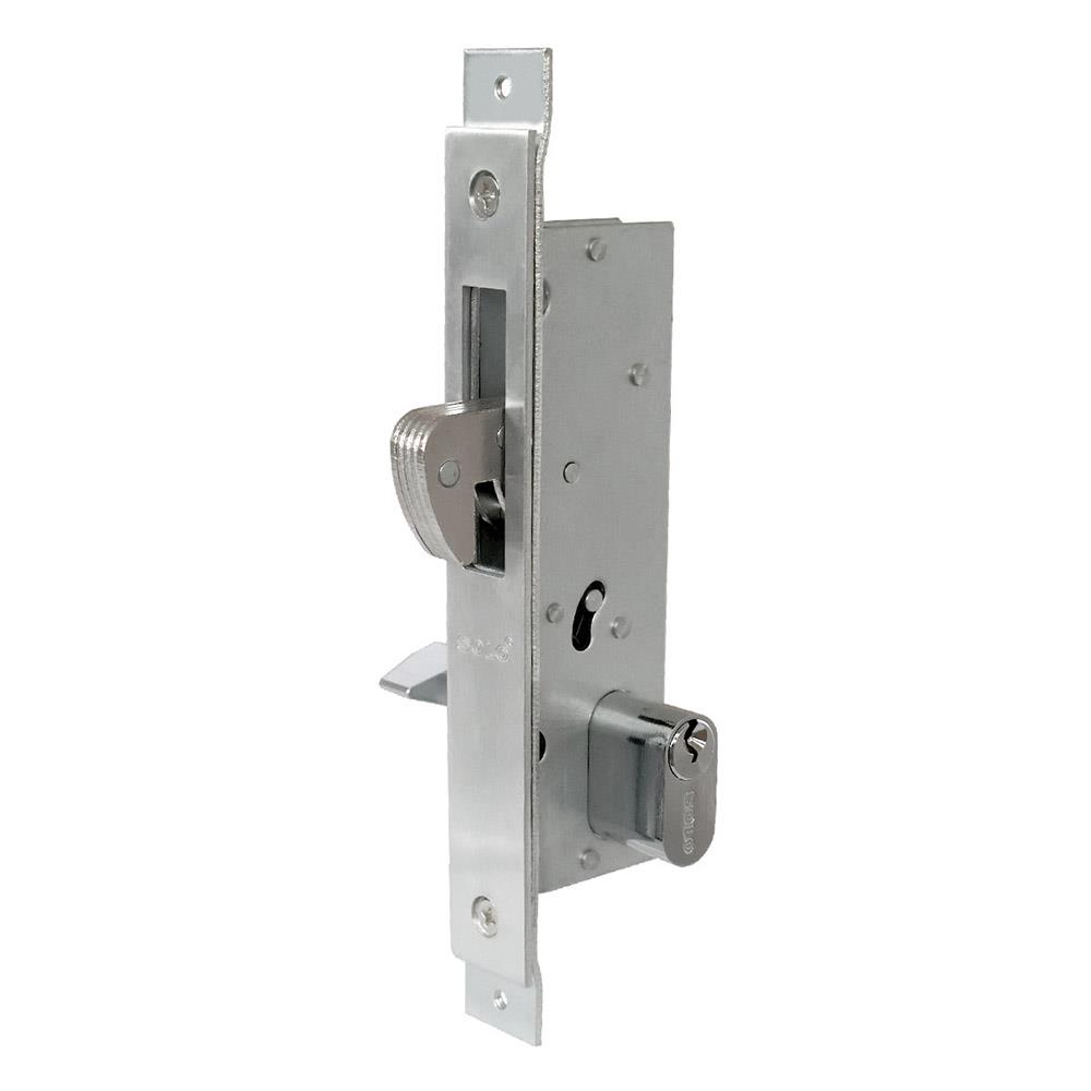 กุญแจบานเลื่อน SOLO 129H สีสเตนเลส