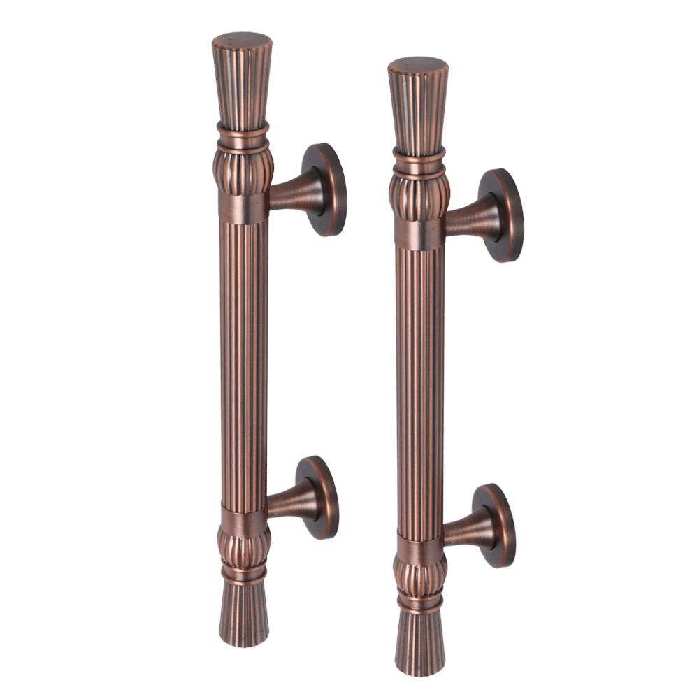 มือจับดึงประตู SOLEX 35192MAC 13 นิ้ว สีทองแดงรมดำ