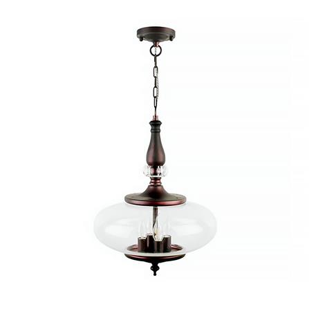 ไฟช่อ MODERN PSG38-074 L&E แก้ว สีขาวใส/โครเมียม 1 หัว_0