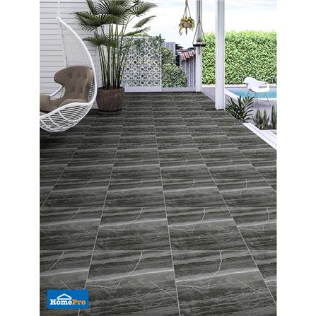 กระเบื้องพื้นพอร์ซเลน  16x16 นิ้ว COTTO ฮาร์โมไนซ์ สโตน เทาเข้ม PM 0.96M2_2