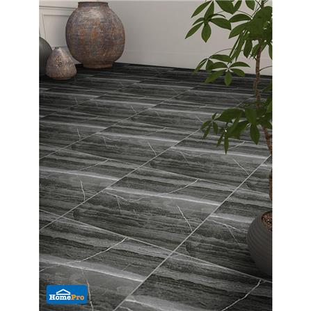 กระเบื้องพื้นพอร์ซเลน  16x16 นิ้ว COTTO ฮาร์โมไนซ์ สโตน เทาเข้ม PM 0.96M2_3