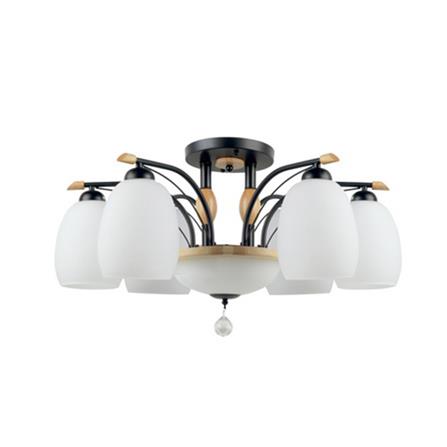 ไฟถาด LUMAX 01-02685 สีขาว/ดำ 6+1 หัว_0