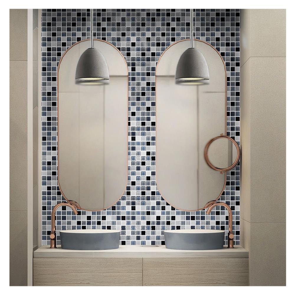 โมเสคแก้ว 30x30 ซม. TARA คละลายไลท์แบล็ค