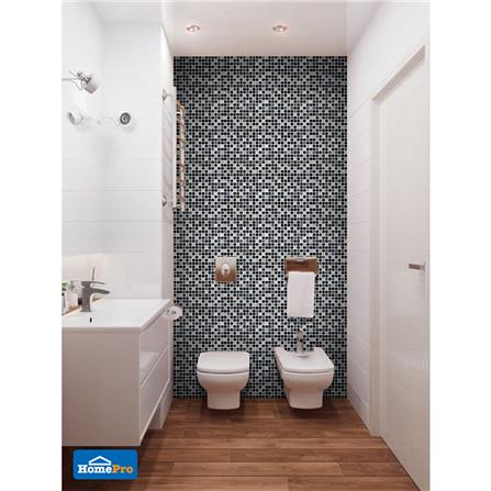 โมเสคแก้ว 30x30 ซม. TARA คละลายมิกซ์แบล็ค_1