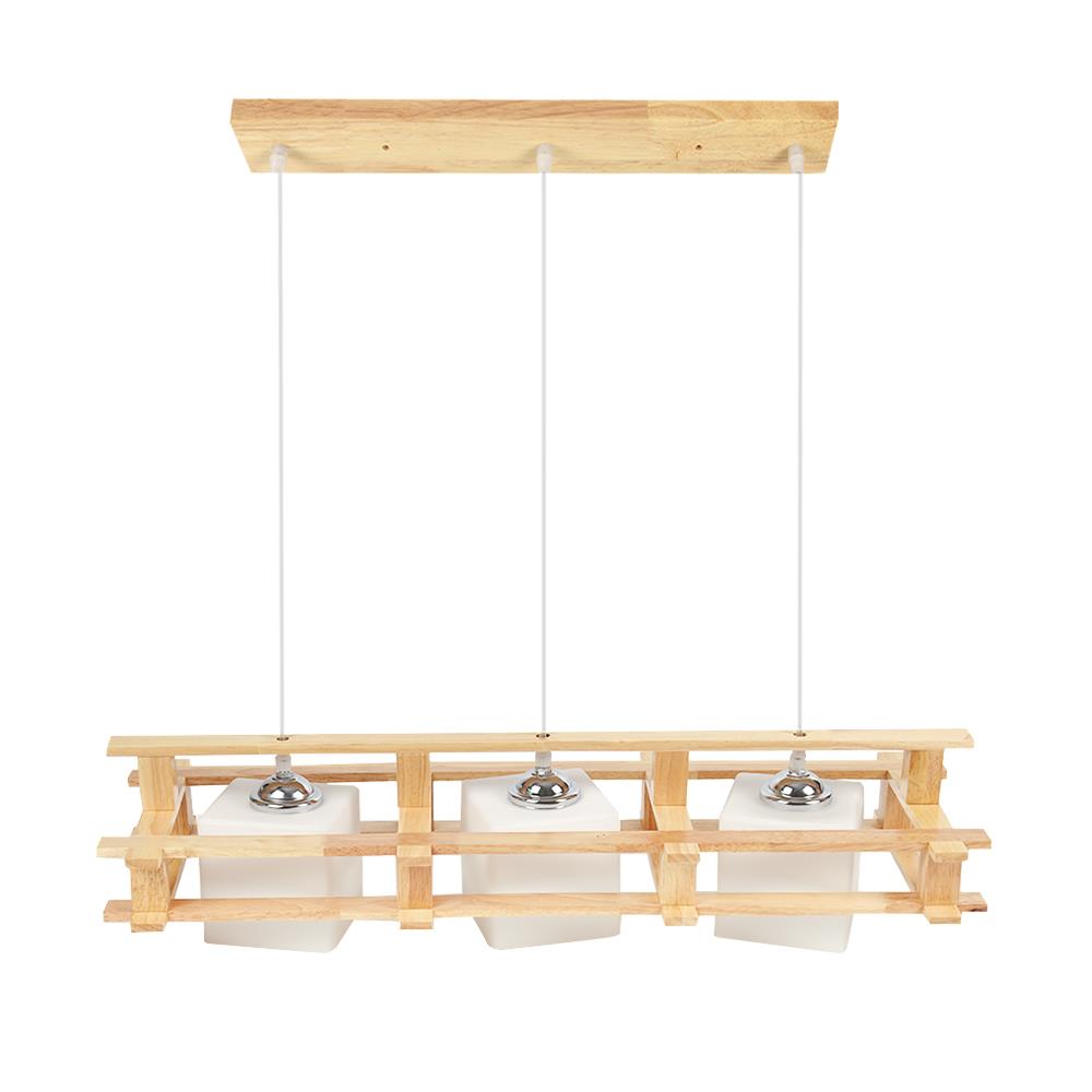 ไฟช่อ L&E PWG78-013 สีน้ำตาล 3 หัว