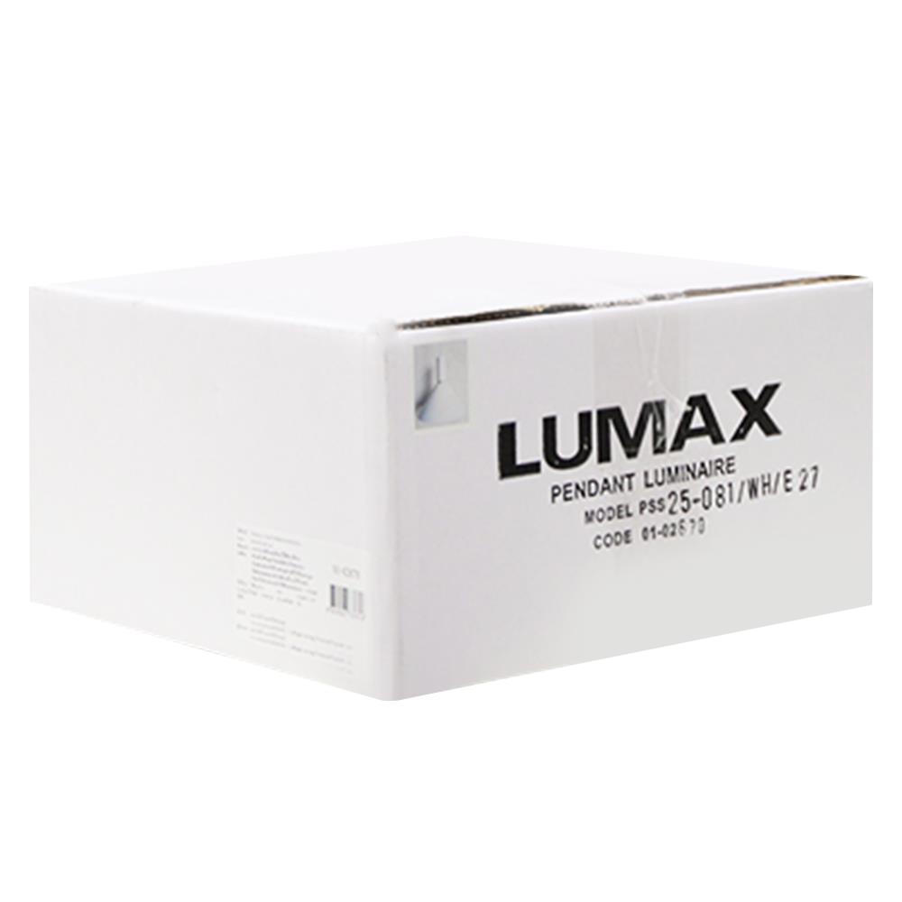 ไฟช่อ LUMAX 01-02670  โลหะ สีขาว 1 หัว