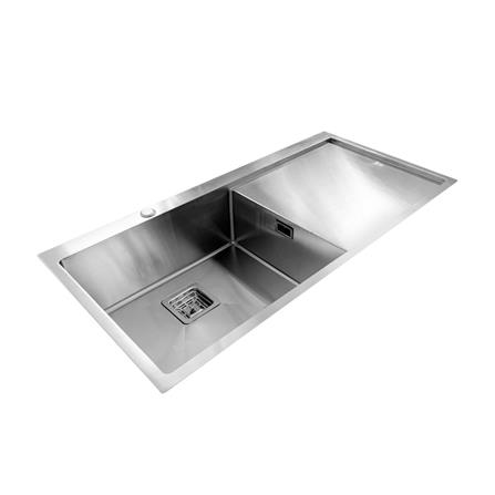 ซิงค์ฝังสแควร์ 1 หลุม 1 ที่พัก TEKA TQB R10 สเตนเลส_1