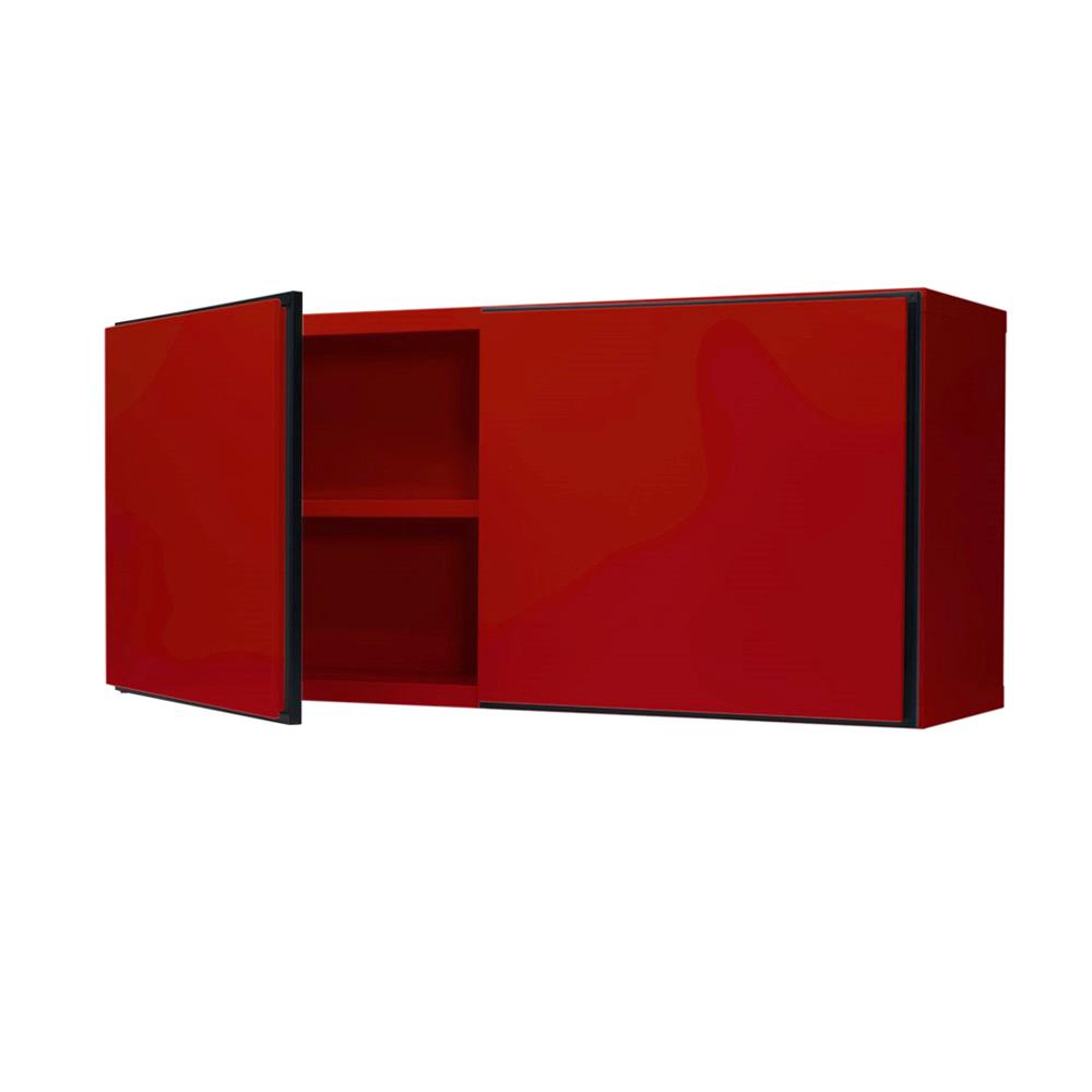 ตู้เหล็กบานเปิดทึบ KIOSK DB-302 สีแดง