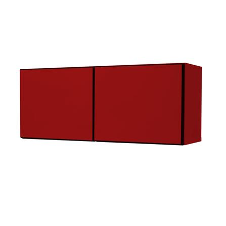 ตู้เหล็กบานเปิดทึบ KIOSK DB-302 สีแดง