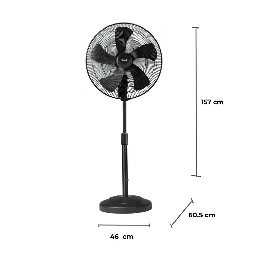 พัดลมอุตสาหกรรม 18 นิ้ว HATARI IP18M1 สีดำ