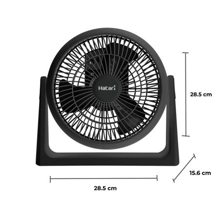 PORTABLE FAN 8IN HATARI HT-PS20M1 BLACK_1