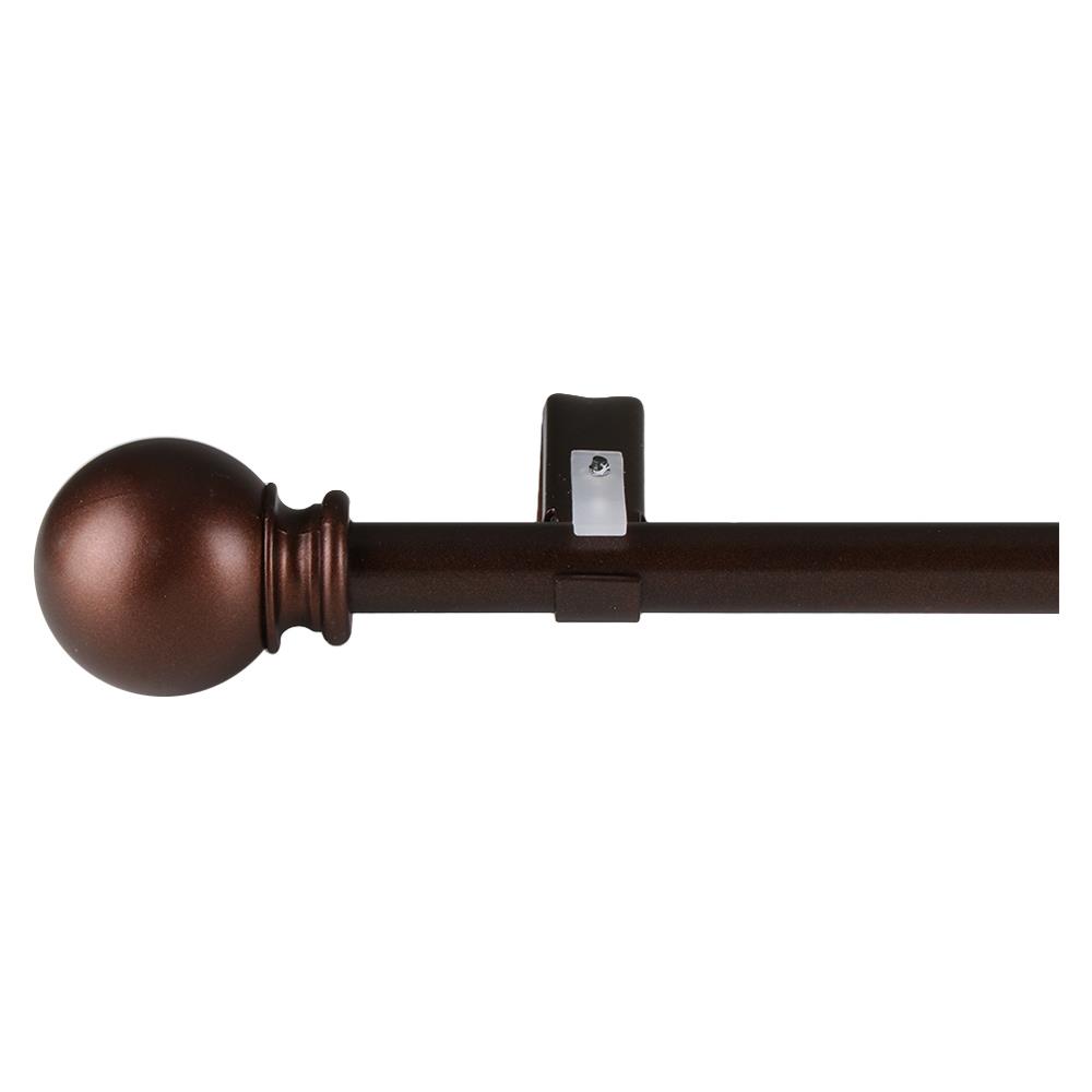 รางเหล็ก HOME LIVING STYLE BALLOON ยืดหด 180-310 ซม. สีน้ำตาล