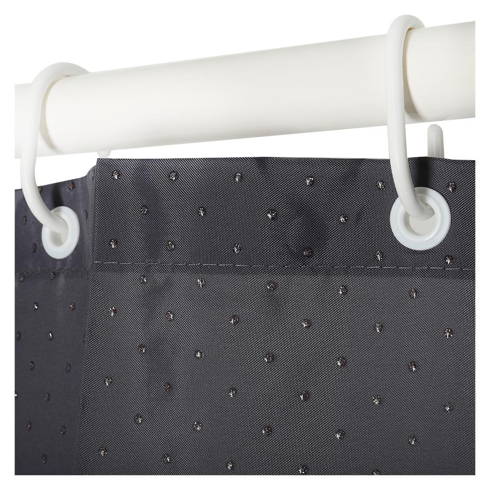 ม่านห้องน้ำ POLYESTER  MOYA S01-Glitter180x180ซม.