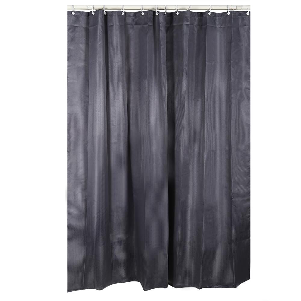 ม่านห้องน้ำ POLYESTER  MOYA ST20-Grey 180x180ซม.