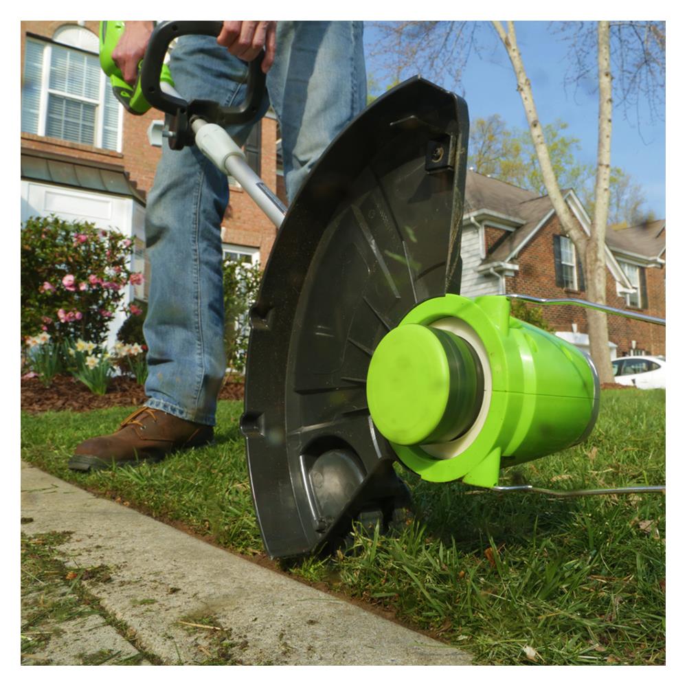 เครื่องเล็มหญ้าไร้สาย (พร้อมแบตเตอรี่) GREENWORKS GWS0001 24 โวลต์