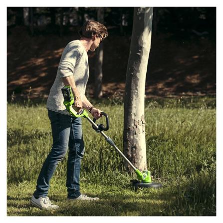 เครื่องเล็มหญ้าไร้สาย (พร้อมแบตเตอรี่) GREENWORKS GWS0001 24 โวลต์_6