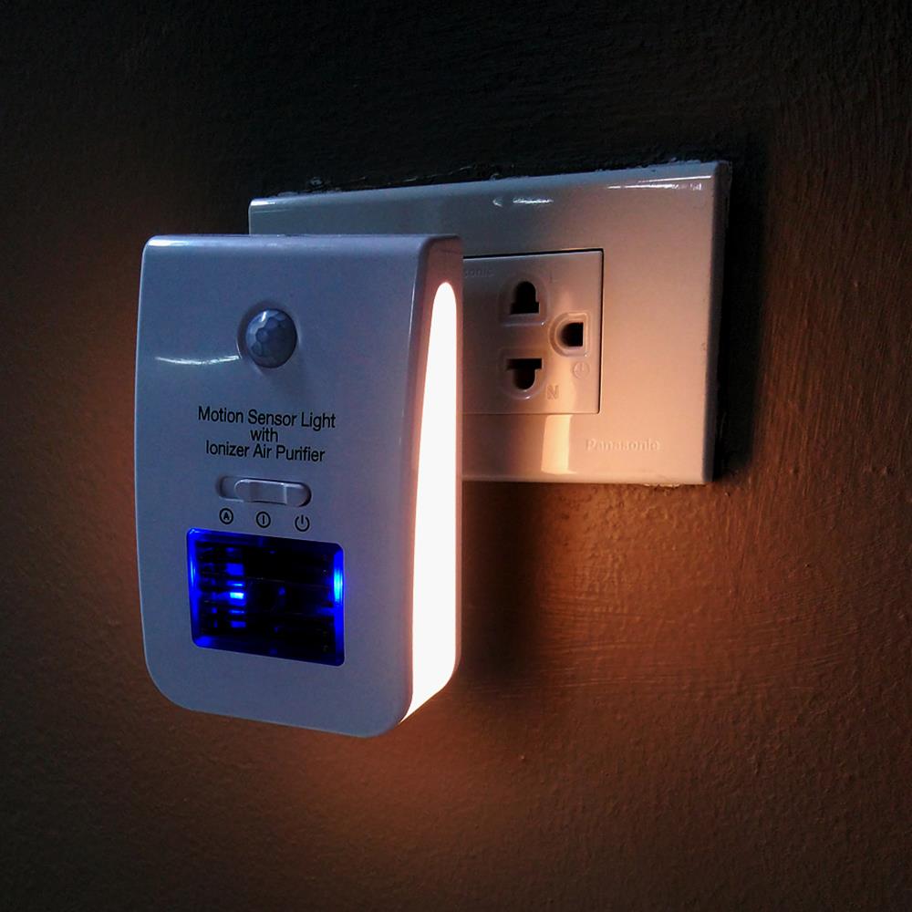 ไฟไนท์ไลท์ LED 1.2 วัตต์ ขาว PLUG IN มีsensor RIN 217061403