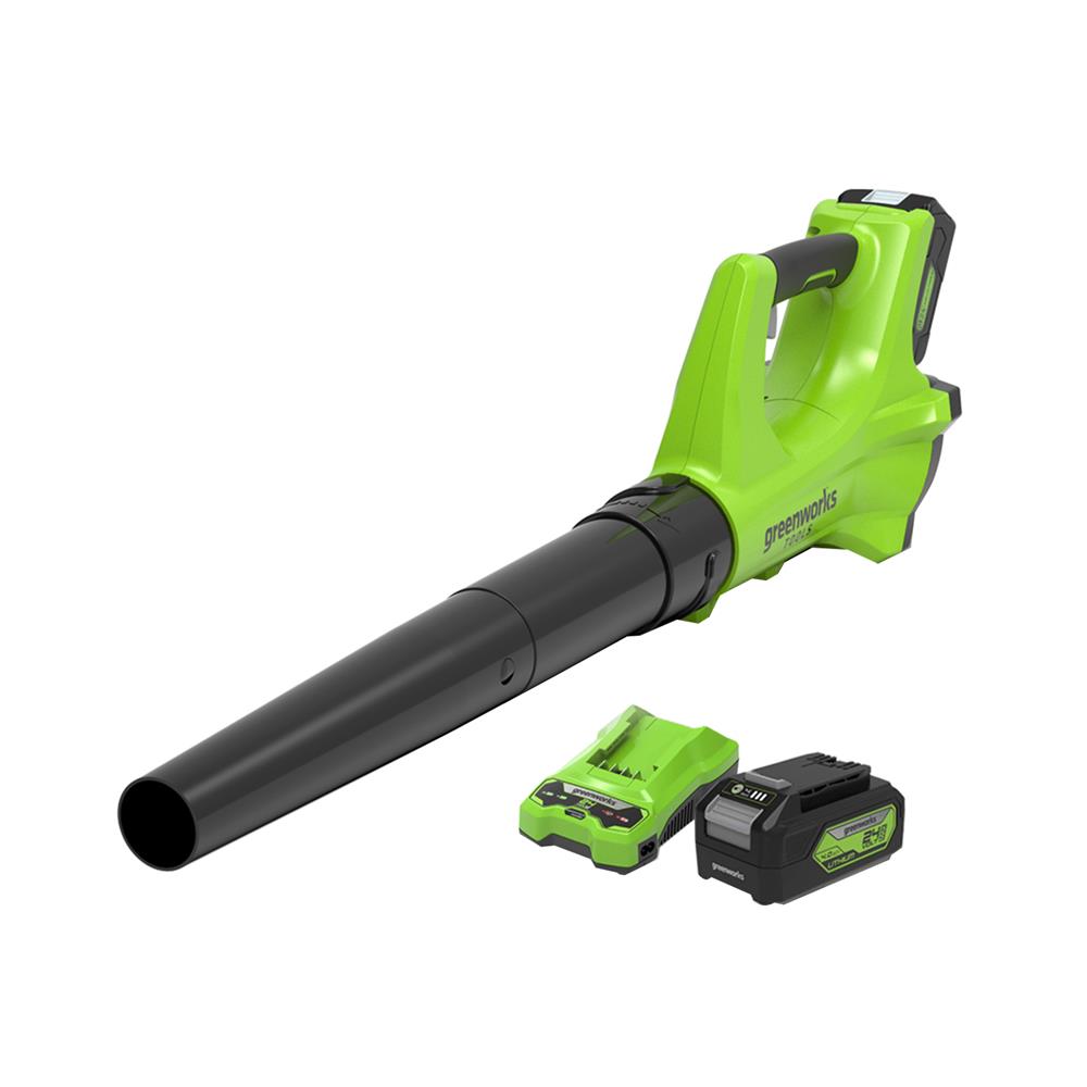 เครื่องเป่าใบไม้ไร้สาย (พร้อมแบตเตอรี่) GREENWORKS GWS0003 24 โวลต์