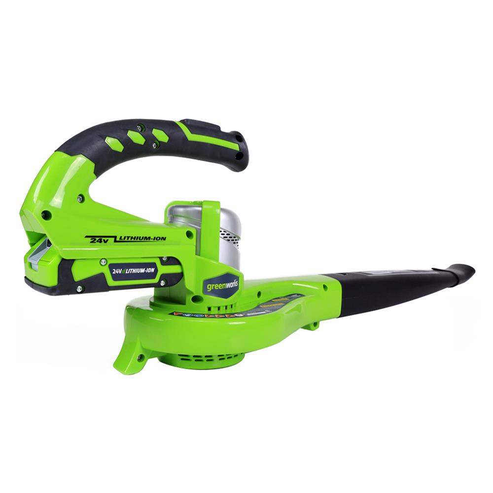 เครื่องเป่าใบไม้ไร้สาย (พร้อมแบตเตอรี่) GREENWORKS GWS0003 24 โวลต์