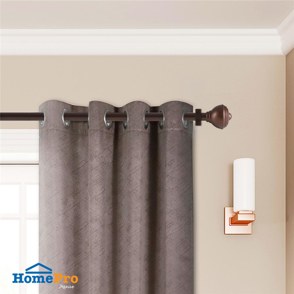 รางเหล็ก ยืดหด HOME LIVING STYLE STACKER 110-210 ซม. สีน้ำตาล