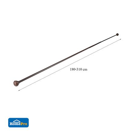 รางเหล็ก ยืดหด HOME LIVING STYLE STACKER 180-310 ซม. สีน้ำตาล_6