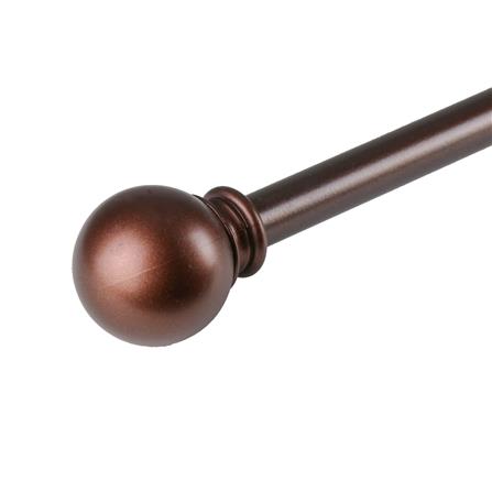 รางเหล็ก ยืดหด HOME LIVING STYLE BALLOON 110-210 ซม. สีน้ำตาล_1