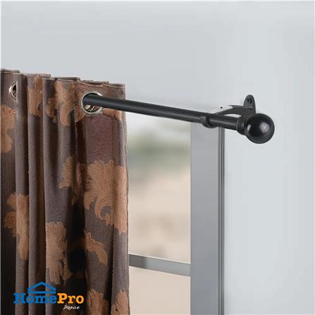 รางเหล็ก ยืดหด HOME LIVING STYLE BALLOON 110-210 ซม. สีดำ_5