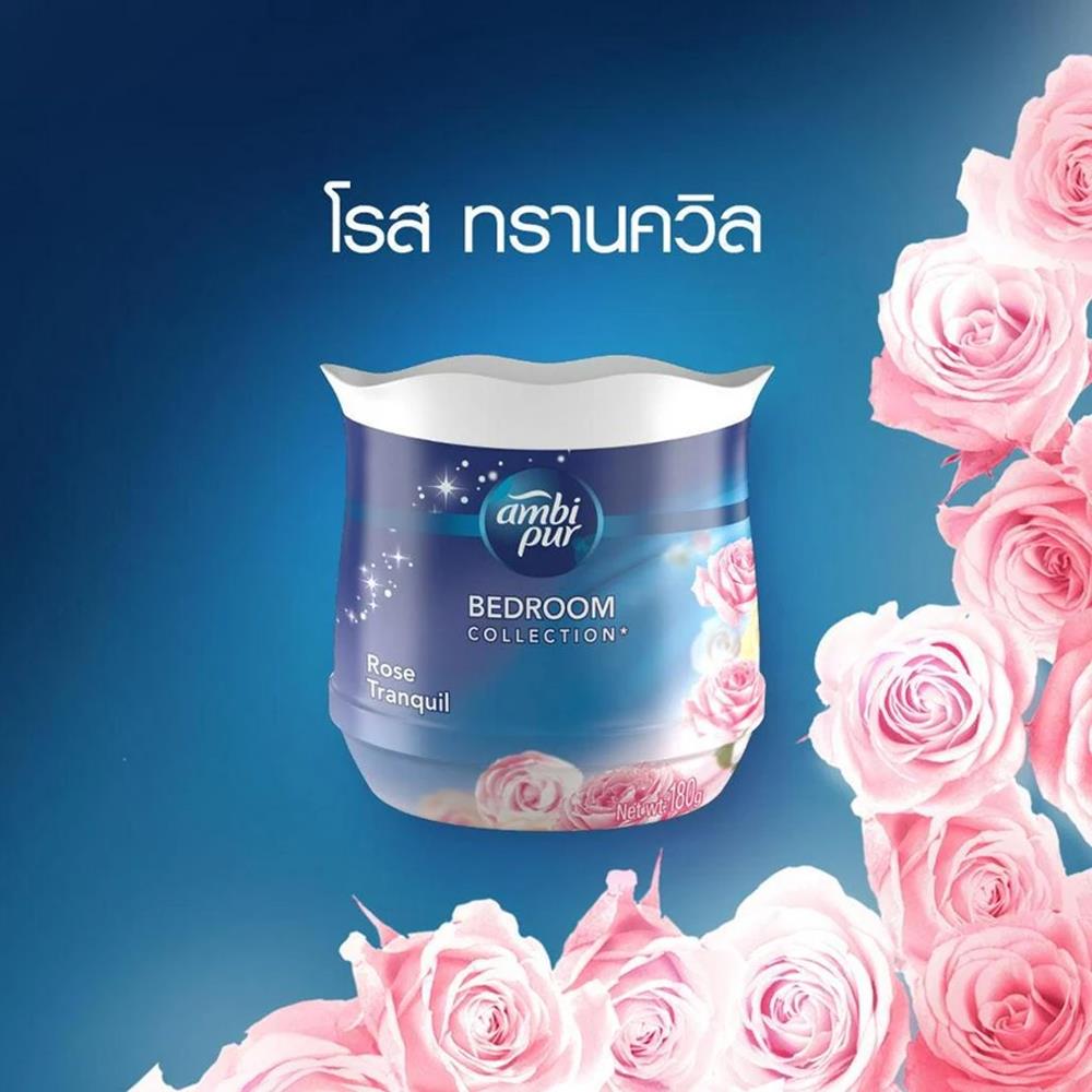 เจลปรับอากาศ AMBIPUR BEDROOM 180 กรัม ROSE TRANQUIL