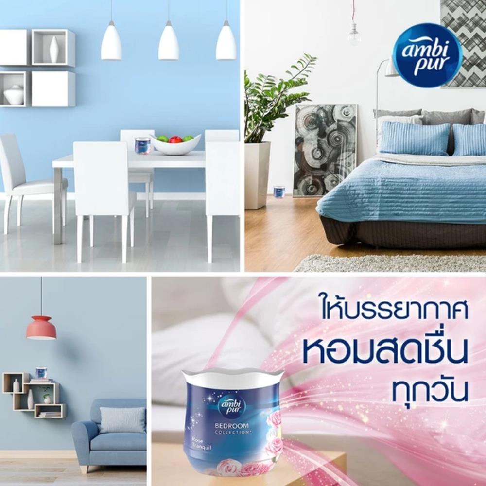 เจลปรับอากาศ AMBIPUR BEDROOM 180 กรัม ROSE TRANQUIL