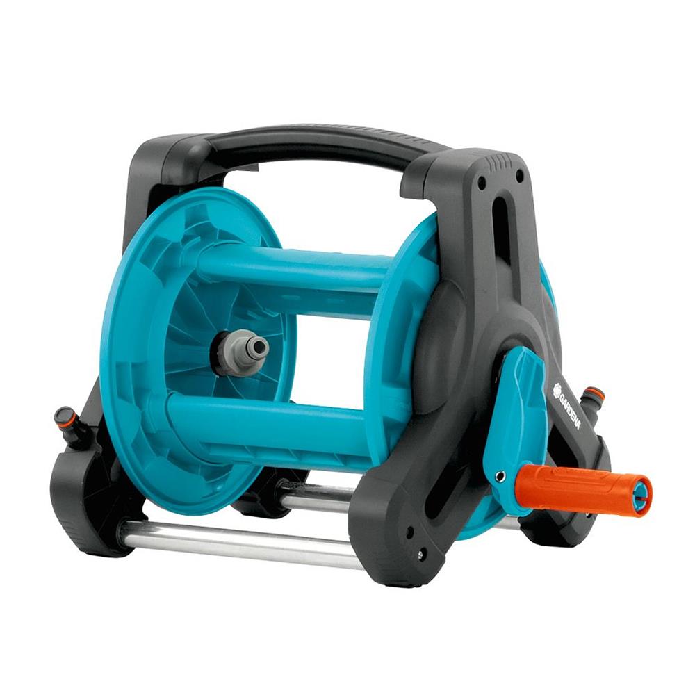 สายยางโรลตั้งพื้น GARDENA 1/2 นิ้วX10เมตร สีฟ้า/สีดำ