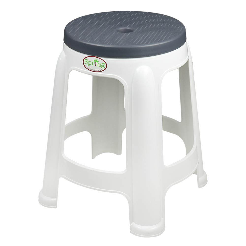 เก้าอี้พลาสติก SPRING BEST CHAIR สี CHARCOAL