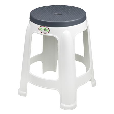 เก้าอี้พลาสติก SPRING BEST CHAIR สี CHARCOAL_0