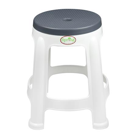 เก้าอี้พลาสติก SPRING BEST CHAIR สี CHARCOAL_1