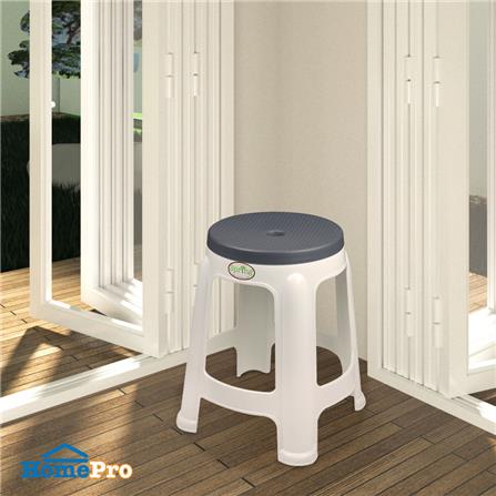 เก้าอี้พลาสติก SPRING BEST CHAIR สี CHARCOAL_3