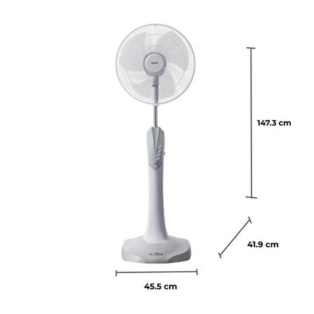 พัดลมตั้งพื้น 16 นิ้ว HATARI HD-P16M3  สีเทา_1