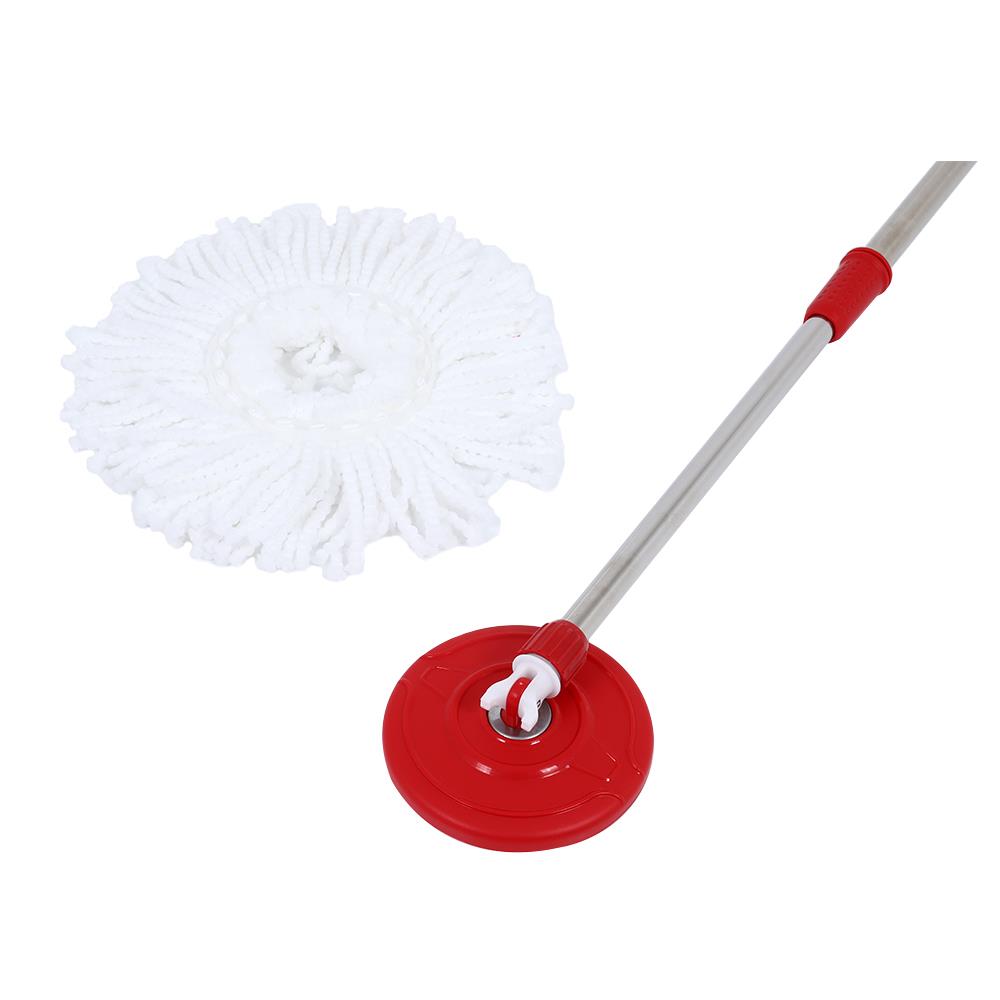 ชุดอุปกรณ์ถังปั่นพร้อมไม้ม็อบ POLY-BRITE HURRICANE สีแดง