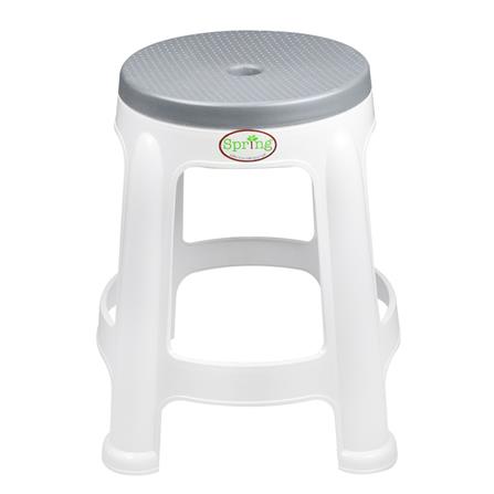 เก้าอี้พลาสติก SPRING BEST CHAIR สีเทา_1