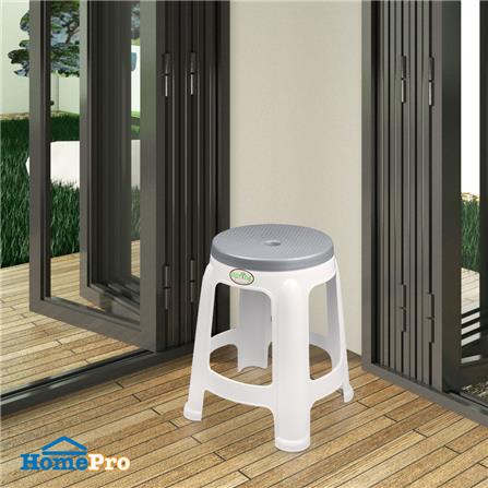 เก้าอี้พลาสติก SPRING BEST CHAIR สีเทา_3