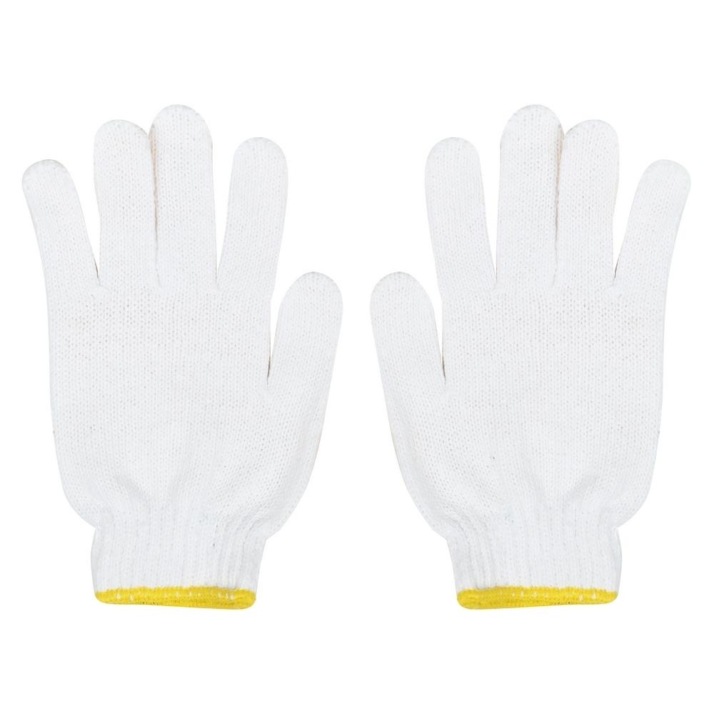 ถุงมือถักกันลื่น PARAGON สีขาว/สีเหลือง
