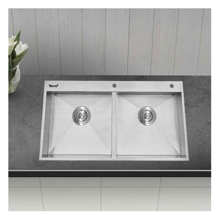 ซิงค์ฝัง 2 หลุม TECNOPLUS Sofia 2B สเตนเลส_1
