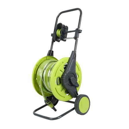 สายยางโรลล้อลาก SPRING DGH-008-S 1/2นิ้้วX40เมตร สีเขียว/สีเทา_0