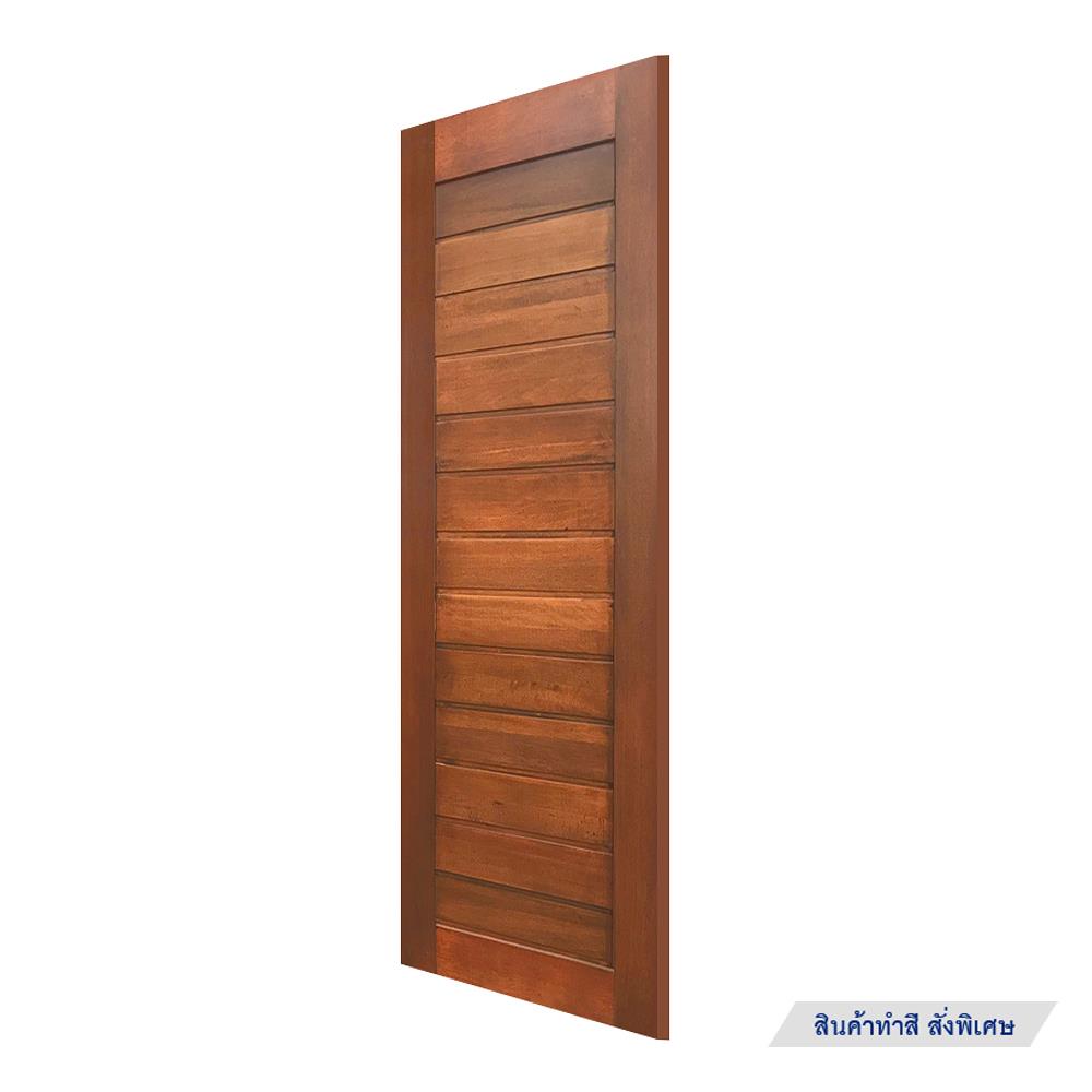 ประตูไม้เรดวูด N999 โมเดิร์น 80X200 ซม. สีธรรมชาติ