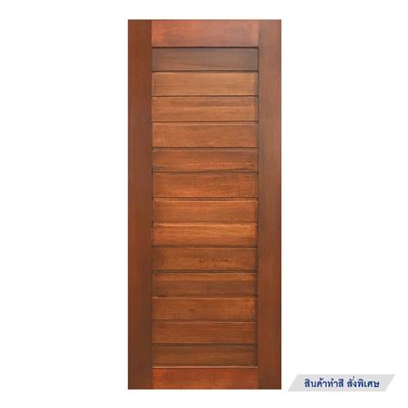 ประตูไม้เรดวูด N999 โมเดิร์น 80X200 ซม. สีธรรมชาติ_1