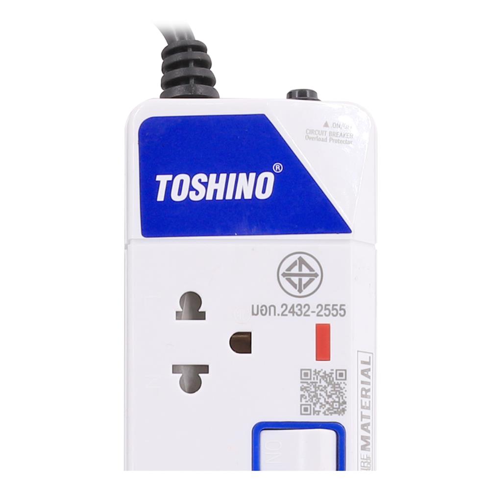 รางปลั๊กไฟ 5 ช่อง 5 สวิตซ์ TOSHINO ET-915 3 ม.